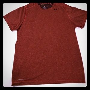 Men’s Nike Dri Fit T shirt (red/black)
